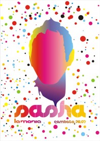 La Mania, Sasha, poster design by Alex Tass
