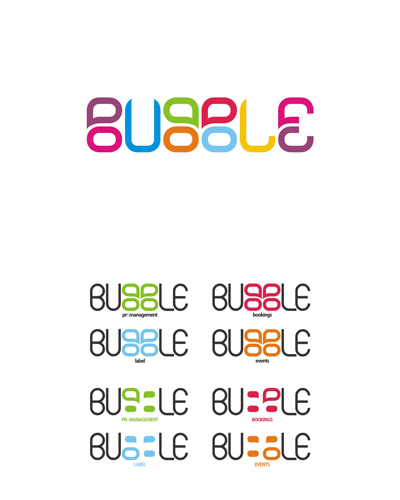 bubble, creative, colorful logo design for sale