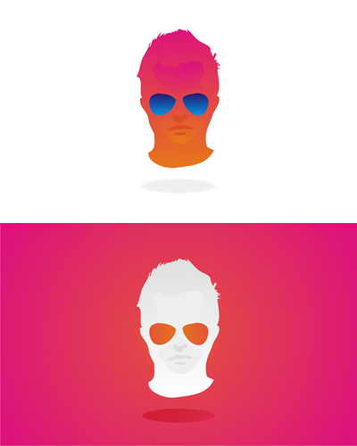 alex tass, nocturn, experimental work, portrait, personal branding, promo, symbol design