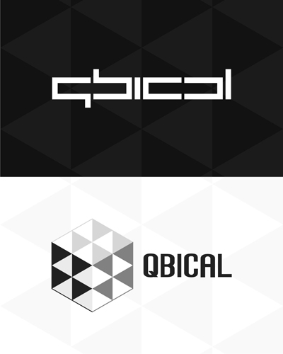 qbical, cube, cubical, cubism, experimental work, logo design for sale