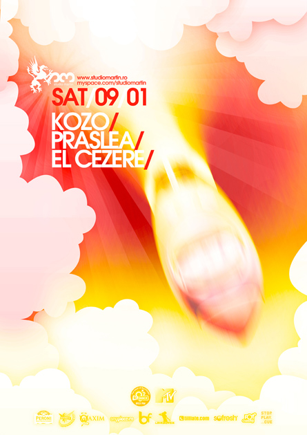 Kozo, Praslea, El Cezere, poster design by Alex Tass