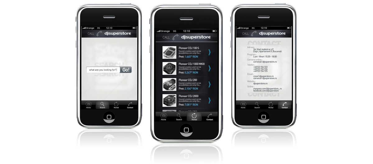 DjSuperStore, iPhone application interface design by Alex Tass DjSuperStore, iPhone application interface design by Alex Tass