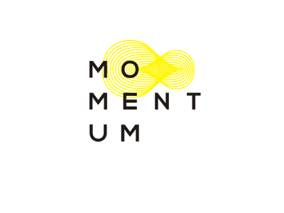 Momentum dynamic logo design by alex tass