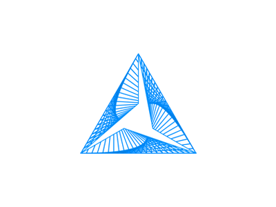 Triforce triangle variations logo design symbol animated by alex tass