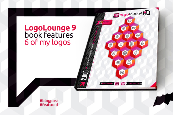 LogoLounge 9 book features 6 of my logo designs