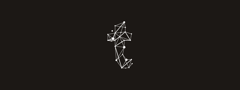 T geometric technic letter mark logo design symbol icon by Alex Tass
