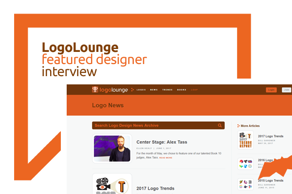 LogoLounge featured designer interview