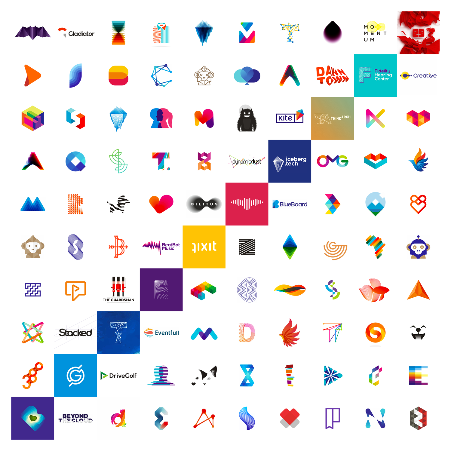 10 Years 100 Logo Designs By Alex Tass 