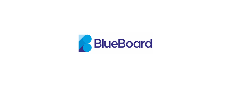 Blue board real time marketing tool artificial intelligence logo design by Alex Tass