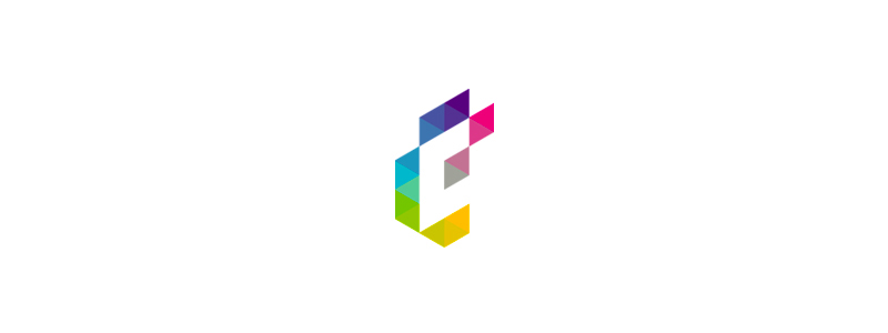 E C monogram logo design symbol by Alex Tass