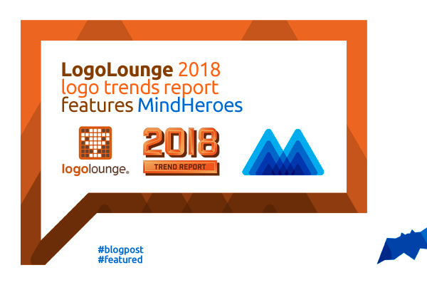 LogoLounge 2018 Logo Trends Report features Mind Heroes letter mark logo design by Alex Tass