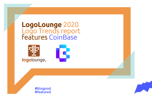 LogoLounge 2020 Logo Trends Report features CoinBase letter mark logo design by Alex Tass