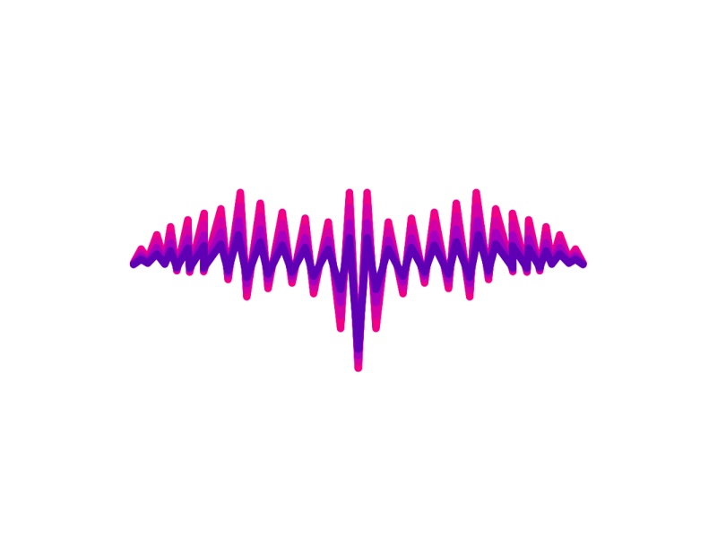 Bat sound wave, music producer production logo design by Alex Tass