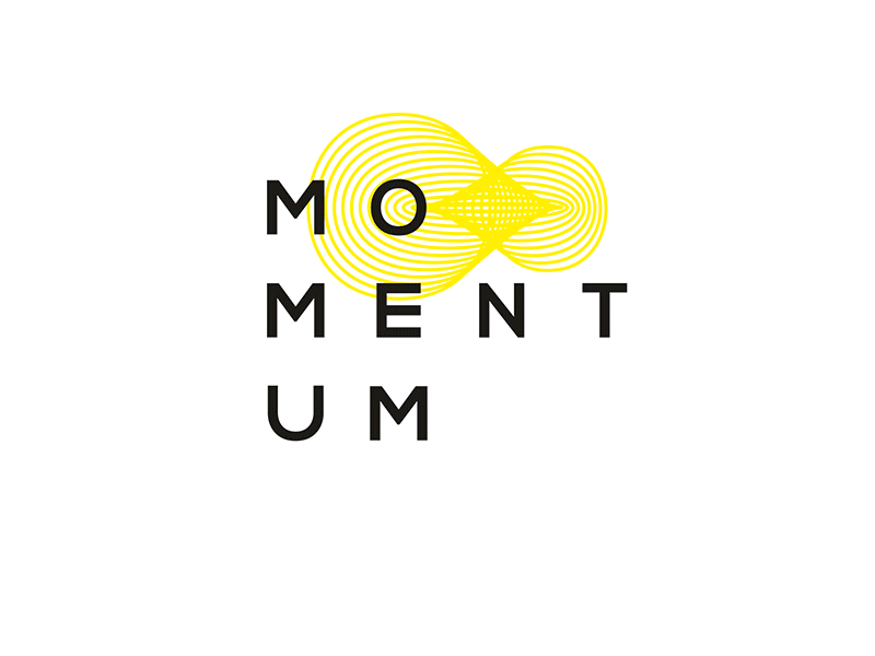 Momentum, dynamic logo design for apps software developer by Alex Tass