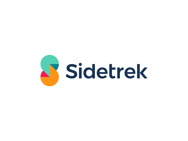 Sidetrek S letter stairs, stages, side projects logo design by Alex Tass