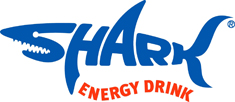 SHARK energy drink logo design