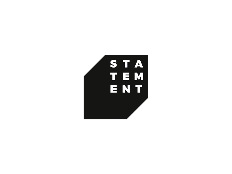 Statement electronic music events organizer dynamic logo design by Alex Tass