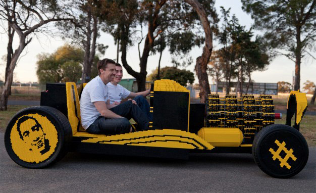 The Super Awesome Micro Project: A full sized drivable LEGO car