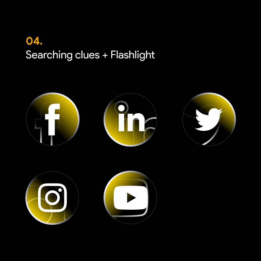 FBI Jobs icons set library design explorations