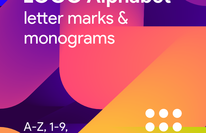 Logo Alphabet A - Z letter marks monograms designed by Alex Tass