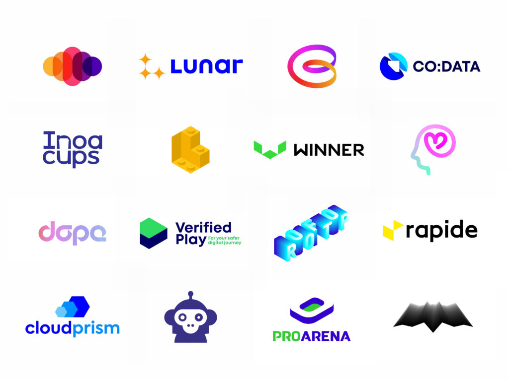Logo designer Alex Tass most popular logo design projects uploaded on dribbble in 2024