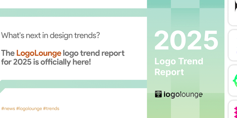 LogoLounge 2025 logo trend report