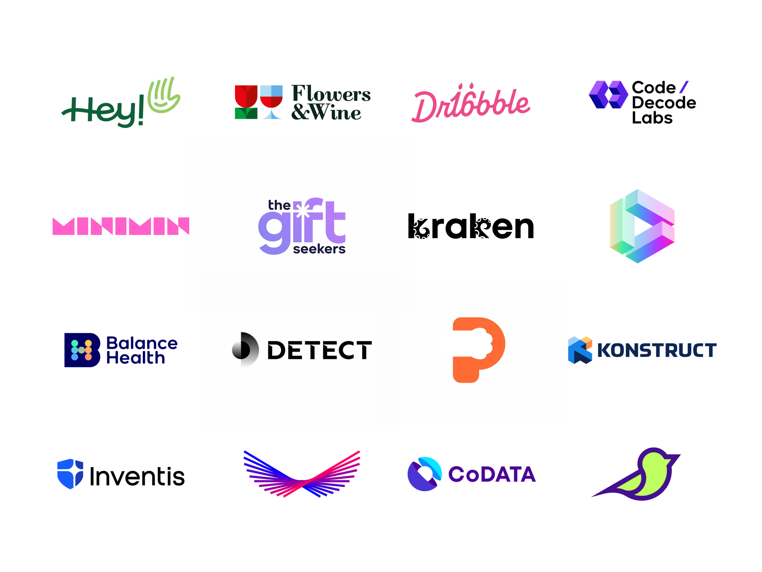 My most popular logo design projects uploaded to Dribbble in 2025 ...