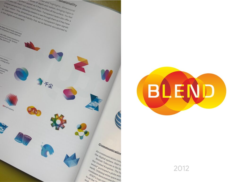 The Logolounge guide to Iconic branding book feature logo designer Alex Tass 2 Blend Consulting logo design
